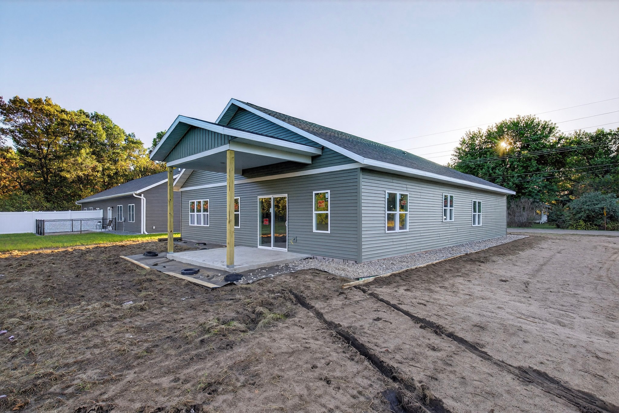 1311 Snyder Street rear exterior with covered patio